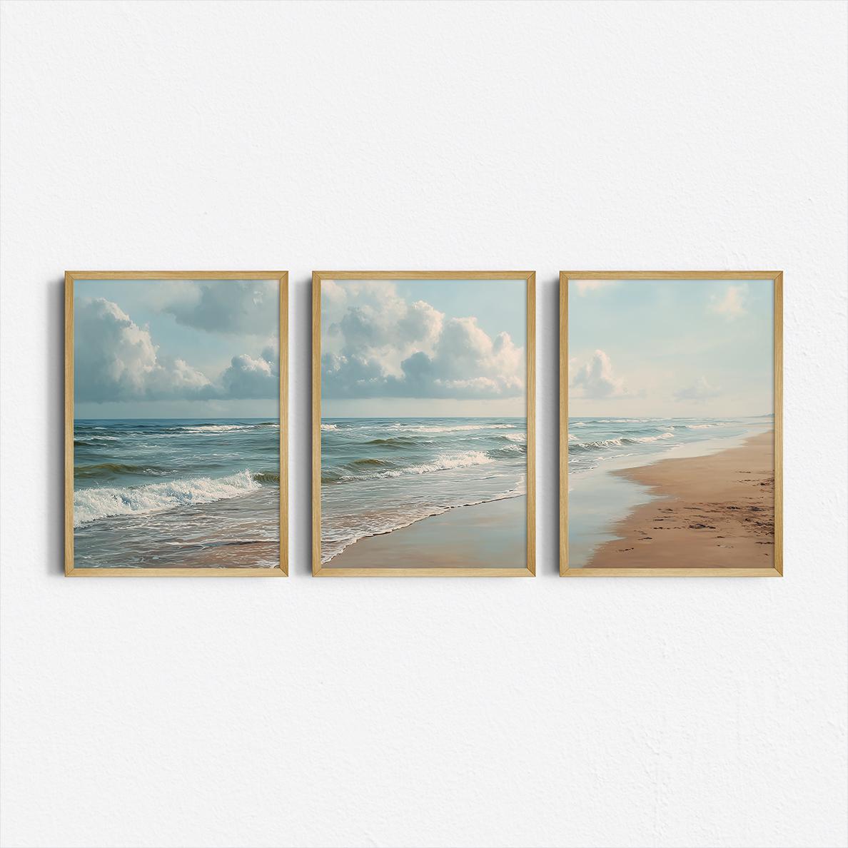 Abstract Canvas Set - Lot de 3 impressions triptyques sur