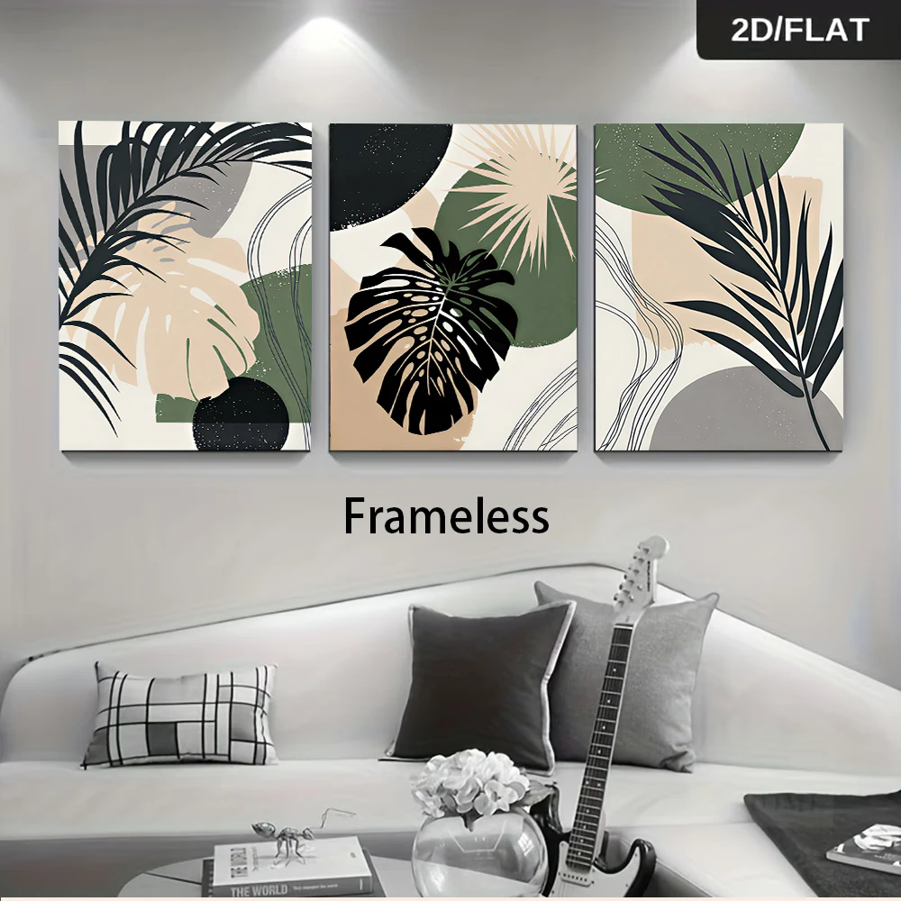 Abstract Canvas Set - Tableaux sur toile sans cadre, 3