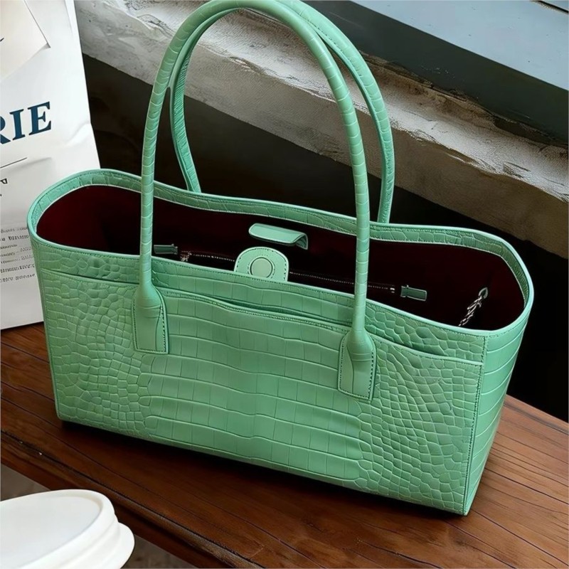 Interior Design High End - Sac fourre-tout vert vintage pour femmes,