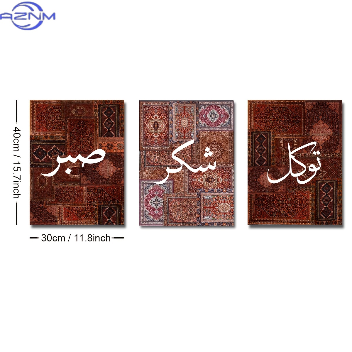 Lot de 3 affiches murales isla - Abstract Canvas Set avis et prix