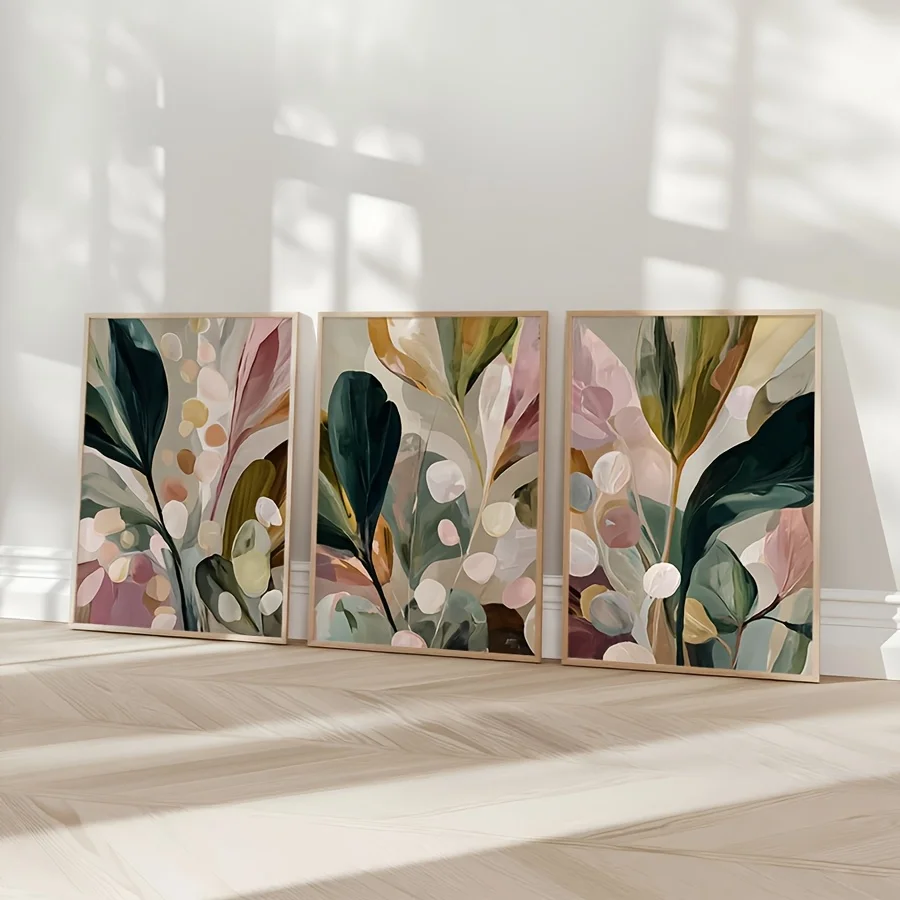 Grand format, ensemble de 3 pi - Abstract Canvas Set avis et prix