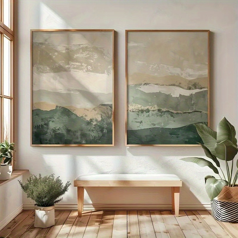 Lot de 2 tableaux sur toile Wa - Abstract Canvas Set avis et prix