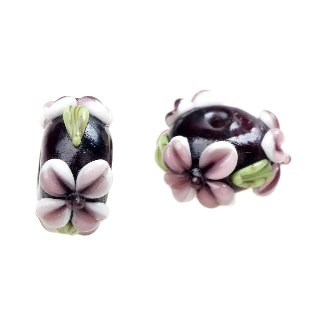 Pétales de fleurs gravées rétr - Vase Decor avis et prix