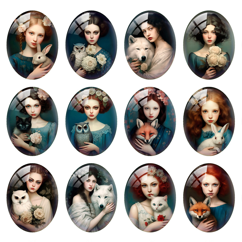 Cabochons en verre à dos plat, - Vase Decor avis et prix