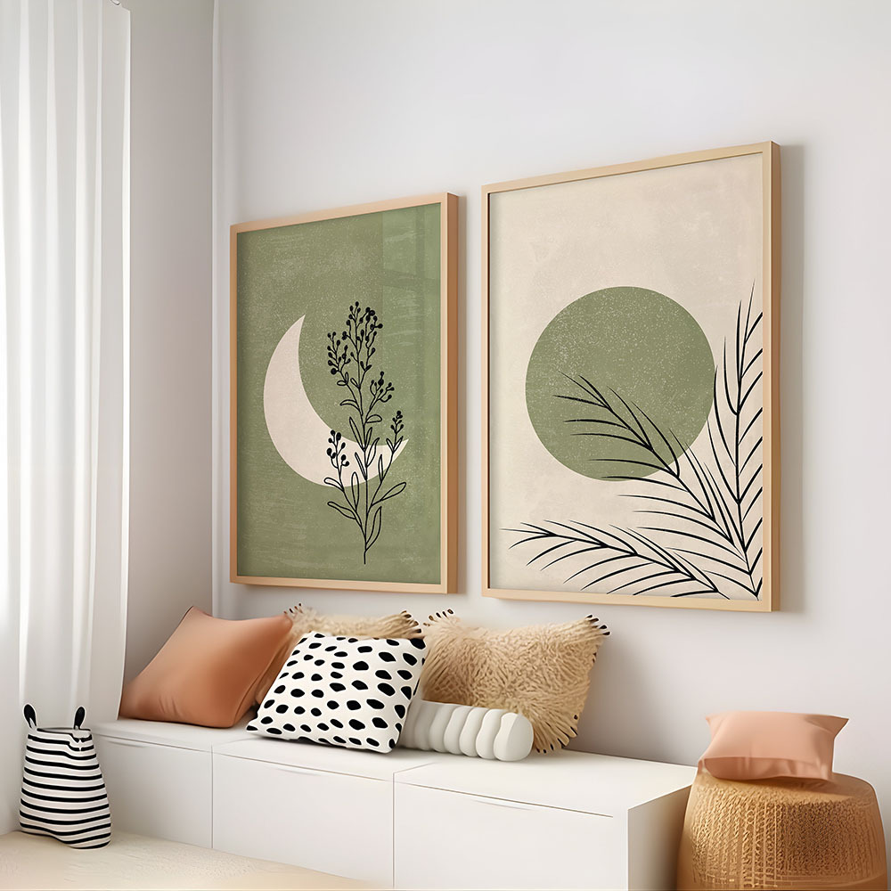 Affiche en toile plante bohème - Abstract Canvas Set avis et prix