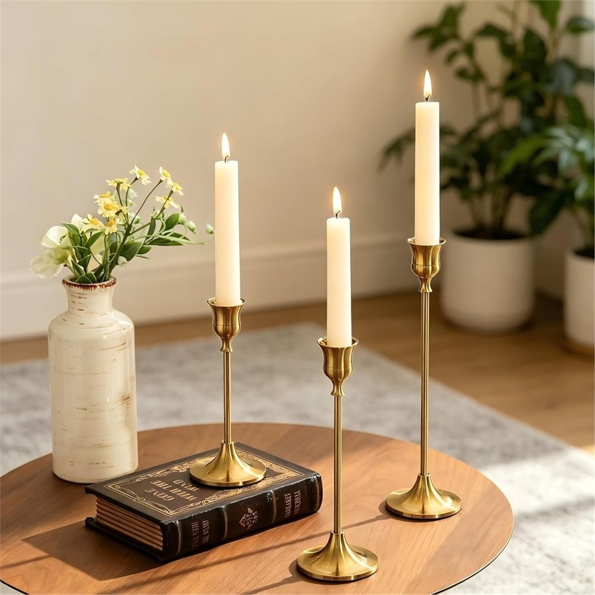 12 bougeoirs dorés, bougeoirs  - Candle Holder Decor avis et prix