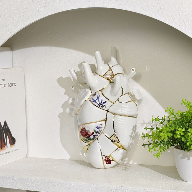 Vase en forme de cœur pour sal - Vase Decor avis et prix