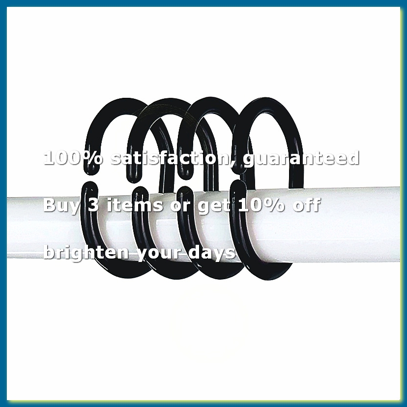 24 anneaux de rideau de douche - Curtain Curtain avis et prix