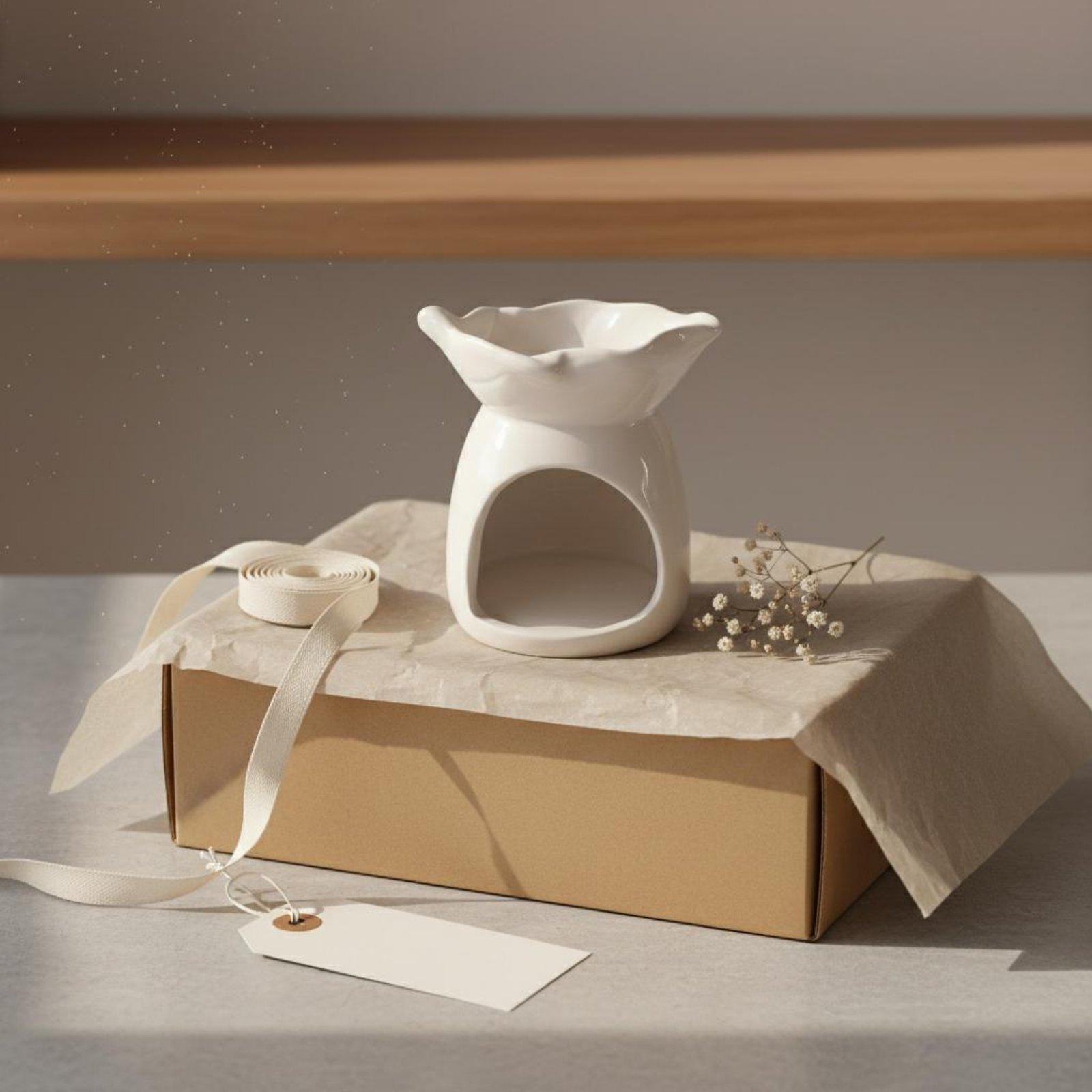 Porte-bougie en céramique, brû - Candle Holder Decor avis et prix