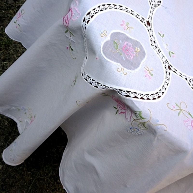 Petite machine en coton pur, b - Table Runner avis et prix