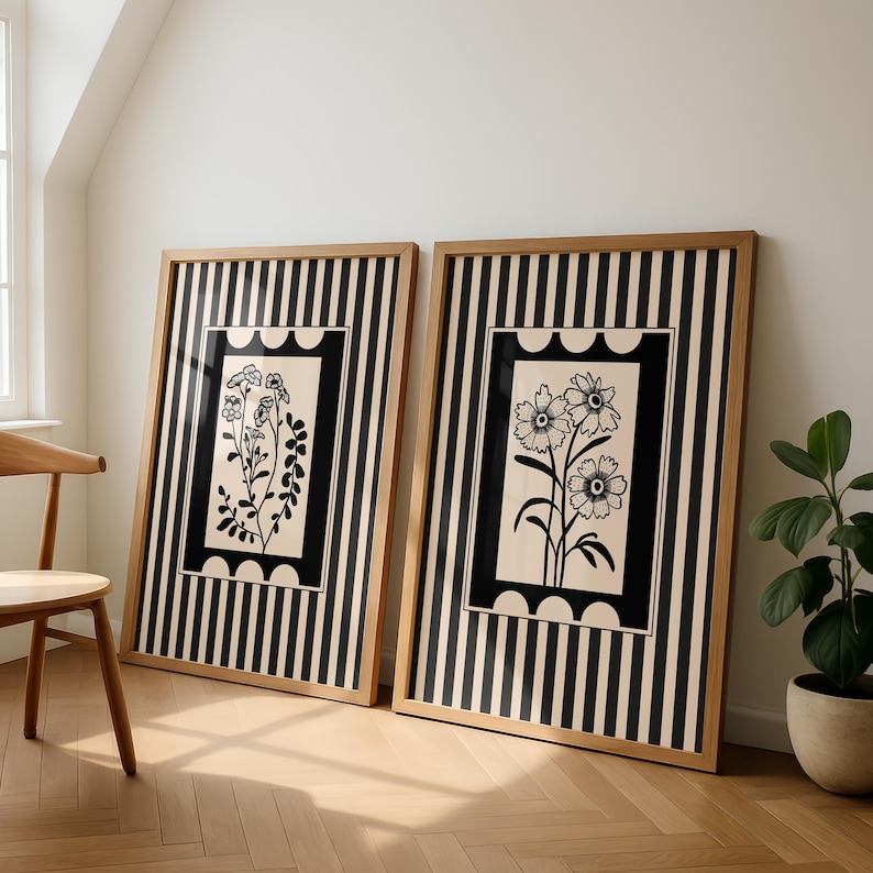2 pièces/ensemble Style bohème - Abstract Canvas Set avis et prix
